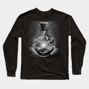 Magnetic electricity - electric spell potion bottle Long Sleeve T-Shirt